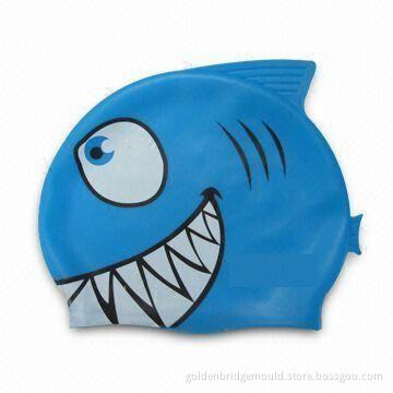 Swimming Cap for Children, Made of Silicone Material, Available in Various Colors